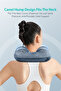 Inflatable Airplane and Travel Neck Pillow – with Washable Cover, Self-Inflating Feature - 2