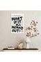 Signtouch What If It All Works Out Black Newspaper Wrap Framed Wall Art 50x70 cm - 7