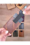 Pull-Out Card Holder Business Card Holder Genuine Leather 2155 - 2