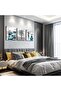 Signtouch Black Beige Grey Black White Gold Foil Wall Art Black Frame 30x40 cm - 3