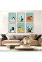 Signtouch Abstract Minimalist Portrait Line Drawing Wall Art Gold Frame 40x60 cm - 3