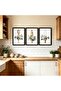 Signtouch Sage Green Canvas Wall Art Set of 3 Outer Frame 30x40 cm - 3