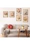 Signtouch Flowers Pink Rose Floral Wall Art 6-Piece Outer Frame 40x60 cm - 5
