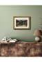 Signtouch Vintage Lake Landscape Scenery Rustic Wall Art Gold Frame 50x70 cm - 3
