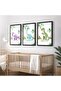 Signtouch Dino Safari Animal Cute Kids Wall Art 3-Piece Black Frame 40x60 cm - 3