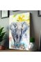 Signtouch Elephant Animal Idea Framed Canvas Wall Art 40x60 cm