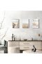 Signtouch Snow Beach Landscape Wrap Framed Canvas Wall Art Set of 3 40x60 cm - 3