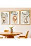 Signtouch Safari Animals Kids Classroom Wall Art 3-Piece Outer Frame 40x60 cm - 3