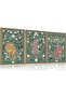 Signtouch Cheetah Floral Leopard Animal Wall Art 3-Piece Wooden Frame 30x40 cm - 2