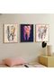 Signtouch Dentist Clinic Canvas Wall Art Set of 3 Outer Frame 30x40 cm - 3