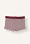 Striped Button Detailed Ribbed Boxer I4122Ax26Au - 7