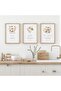 ALAYRA Sabr Shukr Hotel Islamic Wall Art 3-Piece Outer Frame 60x80 cm