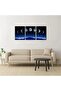 Signtouch Moon Phases Full Growth Cycle Wrap Framed Wall Art 3-Piece 40x60 cm - 2