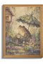 ALAYRA Floral Rose Retro Victorian Antique Wall Art Gold Frame 60x80 cm