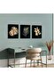 Signtouch Cute Baby Rabbit Bunny Animal Playroom Wall Art Gold Frame 40x60 cm - 2