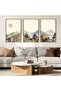 Signtouch Olive Tree Natural Botanical Wall Art 3-Piece Black Frame 40x60 cm - 2