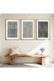 Signtouch Ayat Al Kursi Blue Wrap Framed Islamic Wall Art 3-Piece 40x60 cm - 2