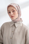 Garden Melody Patterned the Tencel Edit Scarf - Latte - 4