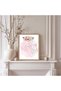 Signtouch Mother Baby Line Drawing Idea Wall Art Natural Wood Frame 40x60 cm - 3