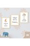 Signtouch Motivational Quotes Kids Wood Wall Art 6-Piece Outer Frame 30x40 cm - 2