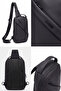 Multi-Compartment Unisex Chest and Shoulder Bag with Hidden Pocket, Crossbody Ergonomic Backpack Travel V - 8