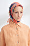 وشاح FLORAL MUSE DESEN THE TENCEL EDIT - لون خوخي ناعم - 3