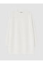Lcw Modest White Stone Soft Touch Women's Sweatshirt Tunic - 5