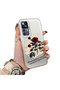 Mi 12T/12T Pro Compatible Retro Red Rose Printed Shockproof Protective Hard Case