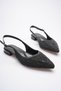ESLEM Elegant Lace Embroidered Bridal Ballet Flats - Pearl Detail, Flat Heel - 2