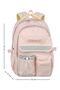 Imported Orthopedic Backpack 26905 Primary School Middle School Bag Powder (with Pen Holder Gift)
