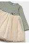 Baby Girl Knitwear Bodysuit Tulle Dress 2949 - 2
