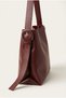 Women's Burgundy Color Large Size Tote Bag Large Volume Shoulder Bag - 4