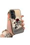 Samsung Galaxy S24 Fe Compatible Retro Red Rose Printed Impact Protective Hard Case