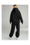 Leopard Printed Unisex Women'S/Men's Hooded Oversize Bottom/Top Sweat Suit Set Is Made of 3-Thread Fabric. - 2