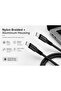 كيبل مغناطيسي USB-C الى USB-C، شحن سريع 100 واط، بيانات 480 ميجابت لكل ثانية، مغطى بالنايلون، كيبل ن - 3