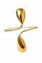 Gold drop model bicep bracelet