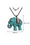 Authentic Women's Necklace with Elephant Figure and Luck and Abundance Theme - 3