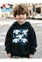 Children's Happy Lucky Printed Hoodie Hooded Sweatshirt Combed Cotton Fabric 3 Yarns Ribbed Unisex Winter Sweatshirt