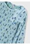 Girl's Printed Pleated Chiffon Dress 4915 - 5