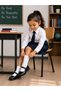Kids Cotton School Ankle Socks 3-Pack for Boys and Girls Uniform Style, Unisex Kids, 3 Pairs - 3