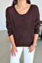 Oval Neck Basic Knitwear - 3