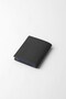 Genuine Leather Vertical Design Multi-Card Holder Men's Wallet Black/Sax – 13697 - 5