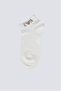 Men's Ankle-Length Flexible Cotton Socks with Logo Detail, Triple Pack, Multi-Color - 4