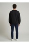 Oversize Sweatshirt Paris France Text Printed Crew Neck Long Sleeve Sweatshirt - 2