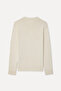 Men's Ecru Polo Collar Sweater - 6