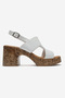 Genuine Leather Thick-Heeled Women's Sandals