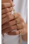 3 Row Ball Figured Stylish Bracelet