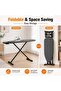 Ironing Board with Adjustable Height - Heat Resistant Cover Iron Board with Steam Iron St - 6
