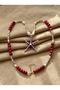 Murano Glass Starfish and Bead Necklace - 2