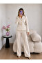 Belted Gold Buttoned Jacket Trousers Double Blazer Suit